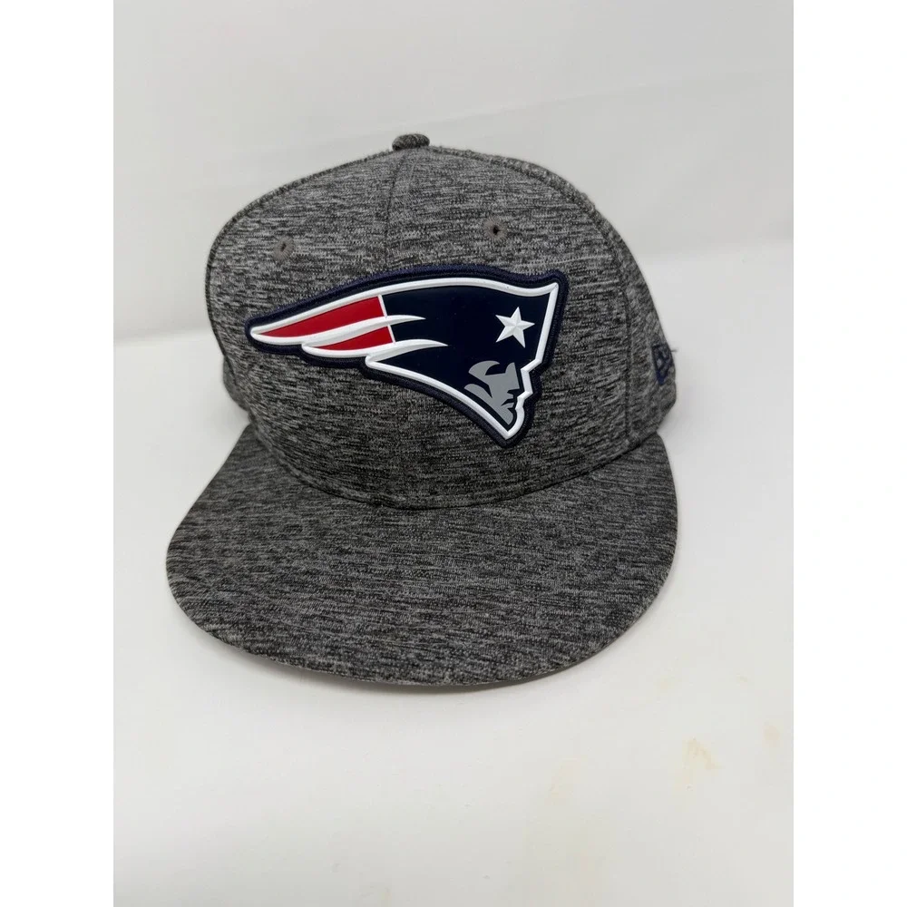 New Era Patriots Hat Heather Gray Adjustable‎ Baseball Cap NFL Football